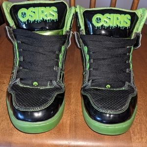 Osiris Bronx Lime Green Slime shoes
